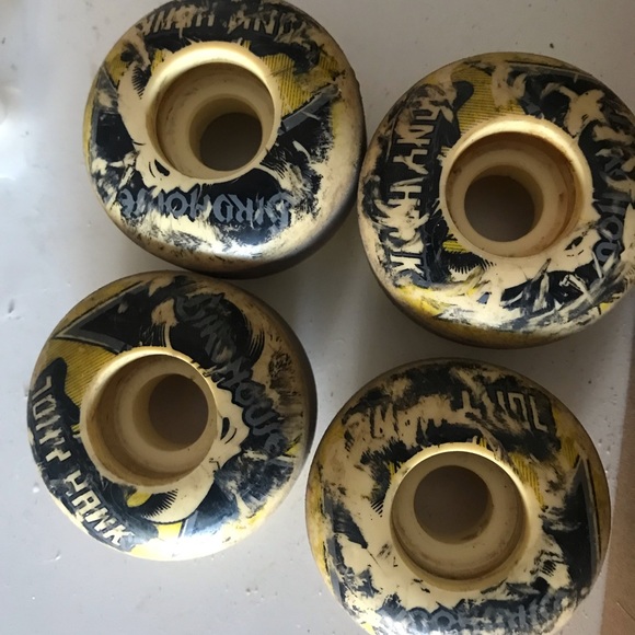 Games Vintage Skateboard Wheels Birdhouse Hawk Poshmark